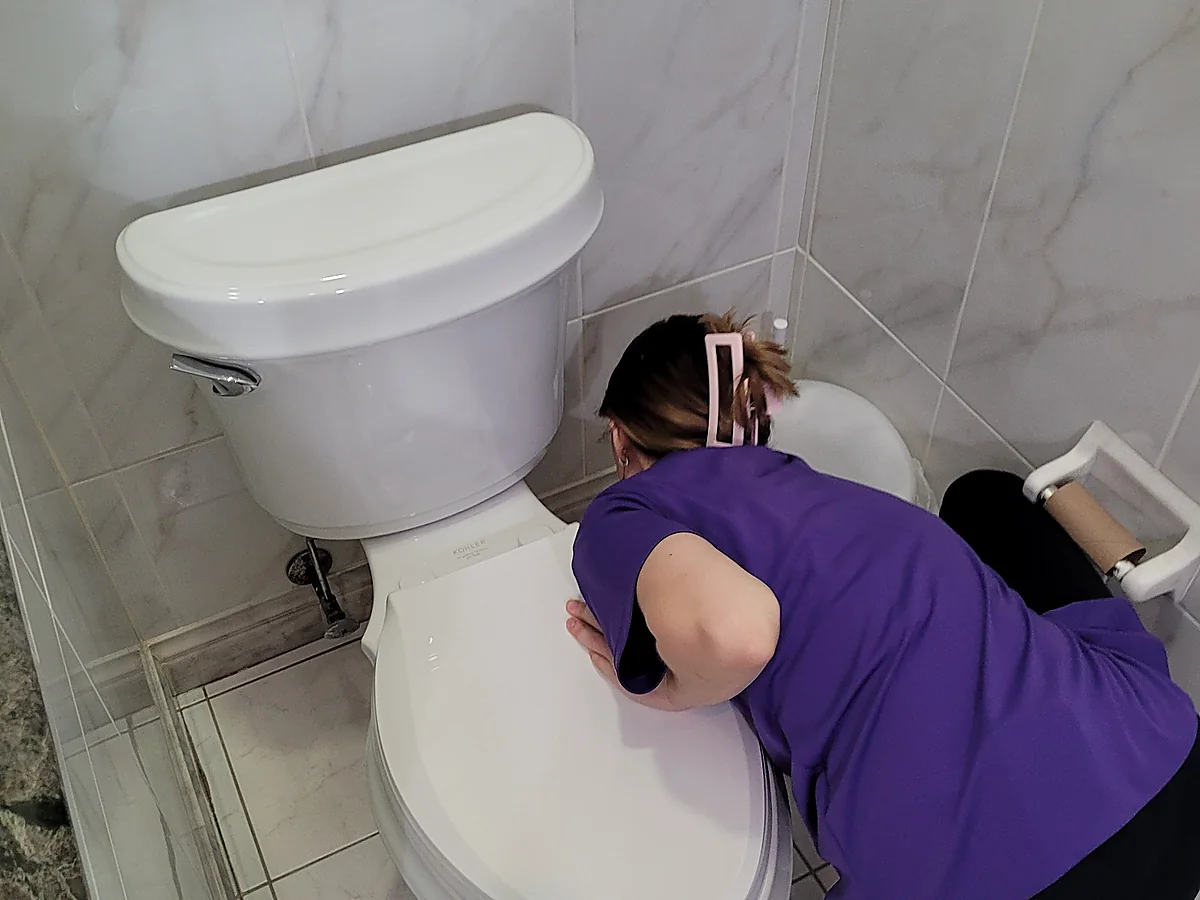 Two Ladies Cleaning, LC - Cleaning Bathroom Flooring